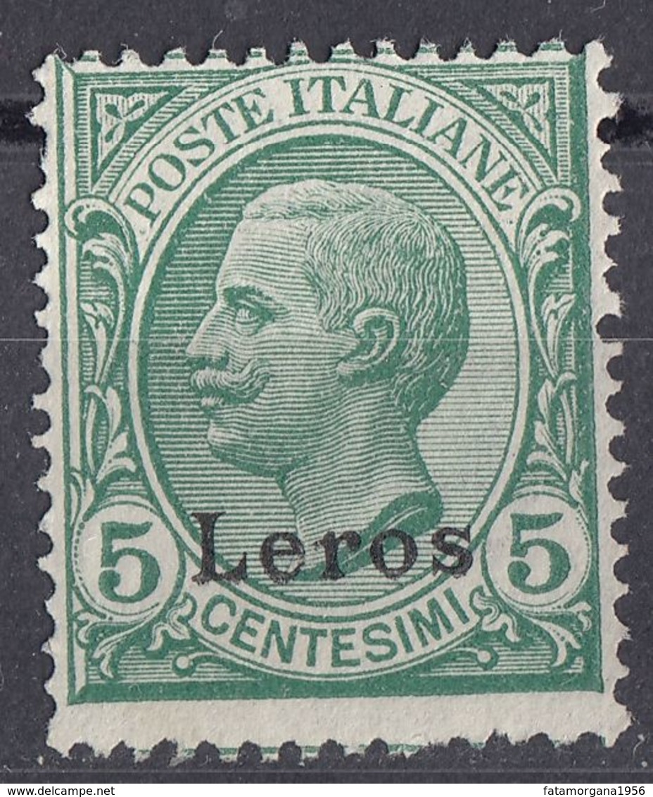 ITALIA - LEROS - 1912 - Unificato 2, Nuovo NON GOMMATO. - Egeo (Lero)