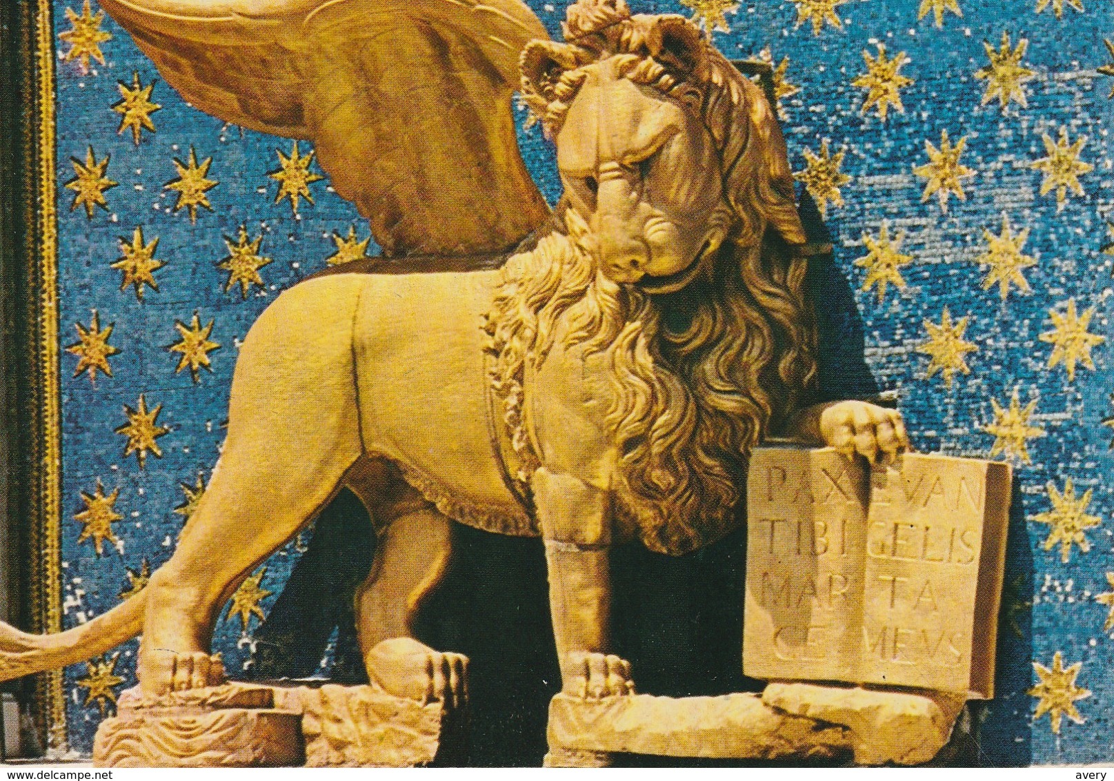 Venezia  Leone Di S. Marco -Particolare Della Torre Dell'Orologio  St. Mark's Lion Detail Of The Clock Tower - Sculptures
