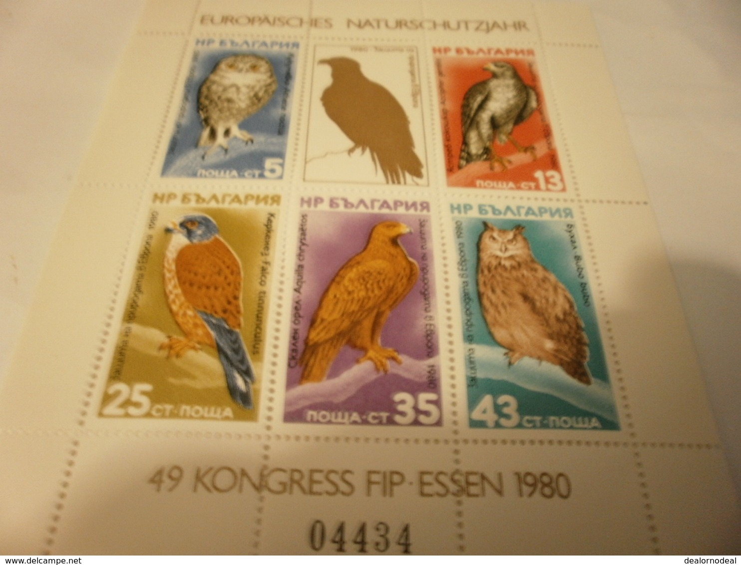 Miniature Sheet 1980- European Nature Conservation Congress Essen Ml.105 - Used Stamps