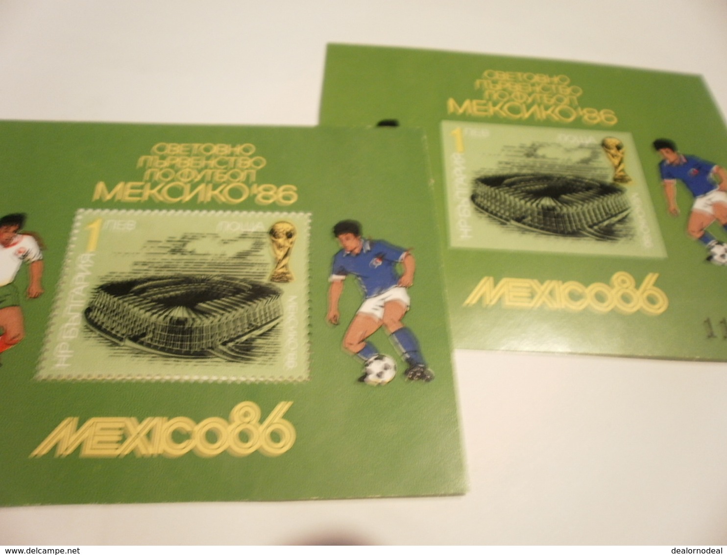 Miniature Sheets 1986 Football World Cup MEXICO Imperf And Perf - Used Stamps