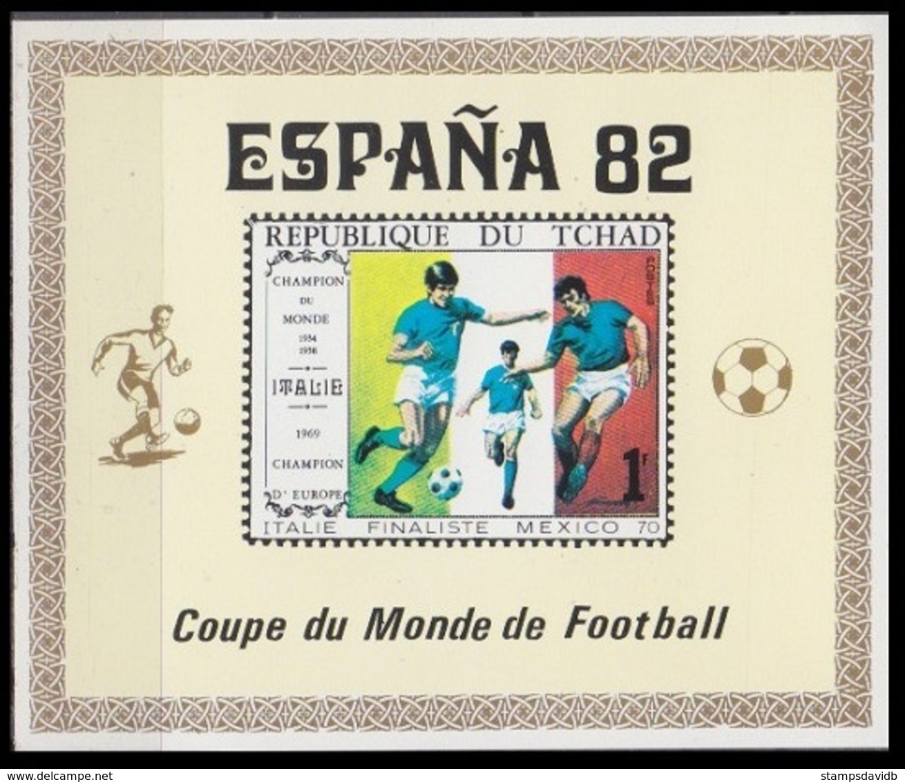 1970	Chad	309/Bb Lux	World Championship On Football 1934-1970	10,00 € - 1970 – Mexico