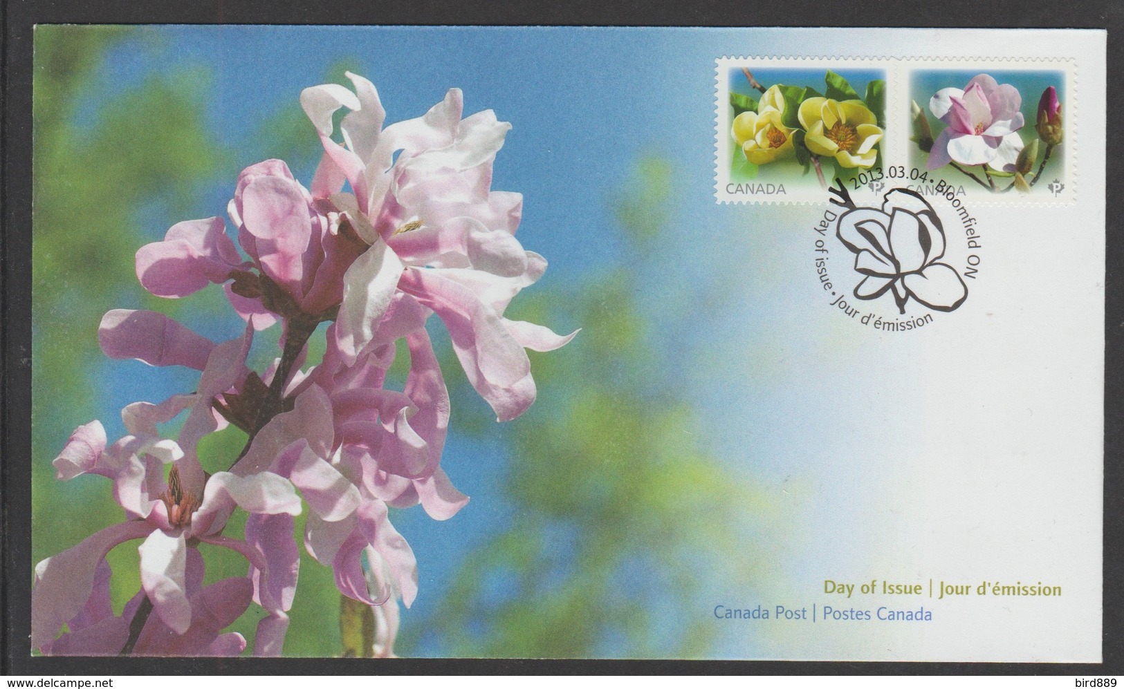 2013 Canada Magnolias Flower FDC - 2011-...