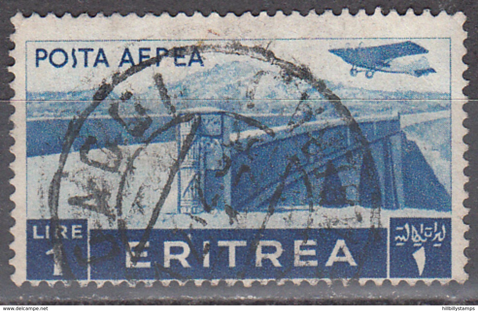 ERITREA     SCOTT NO . C11      USED     YEAR  1936 - Erythrée