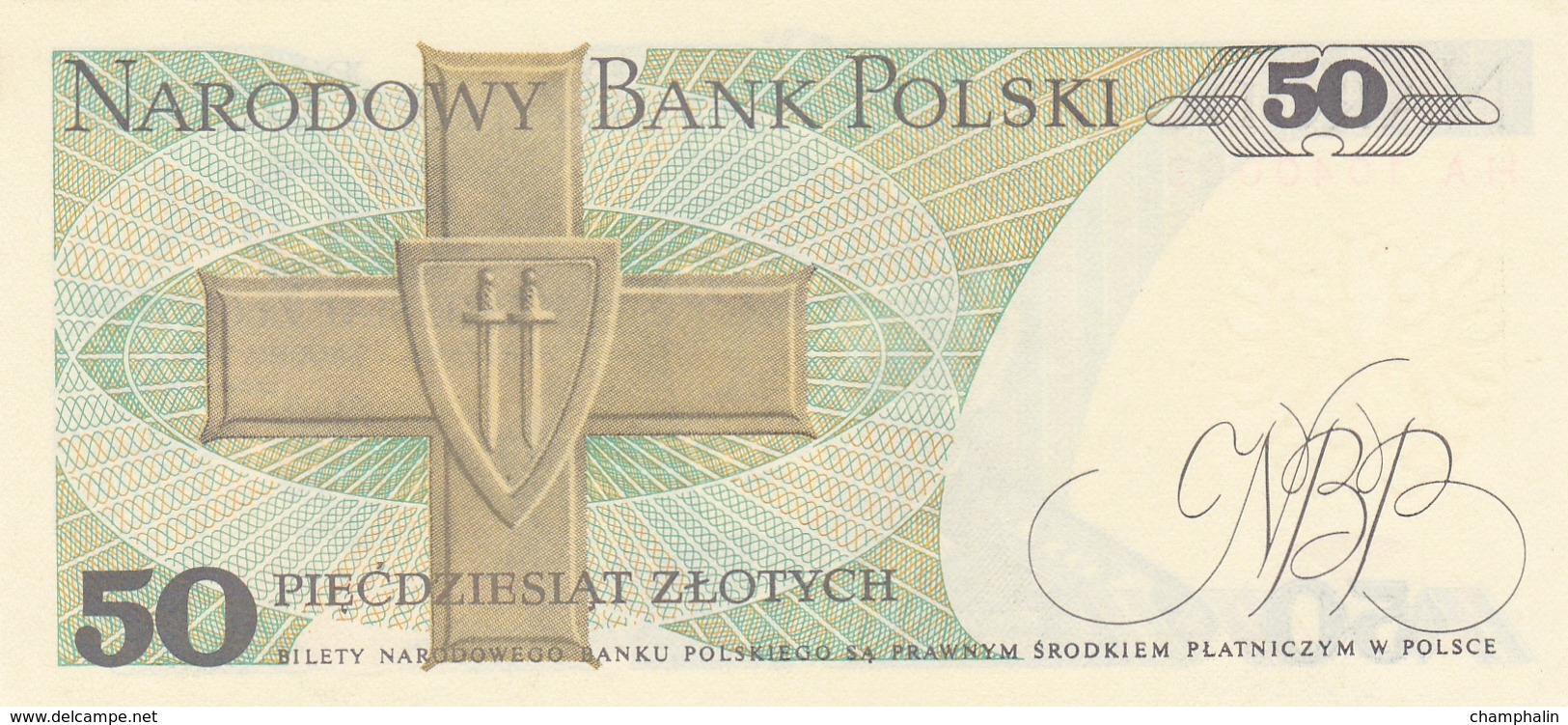 Pologne - Billet De 50 Zlotych - 1er Décembre 1988 - Karol Swierczewski - Neuf - Pologne