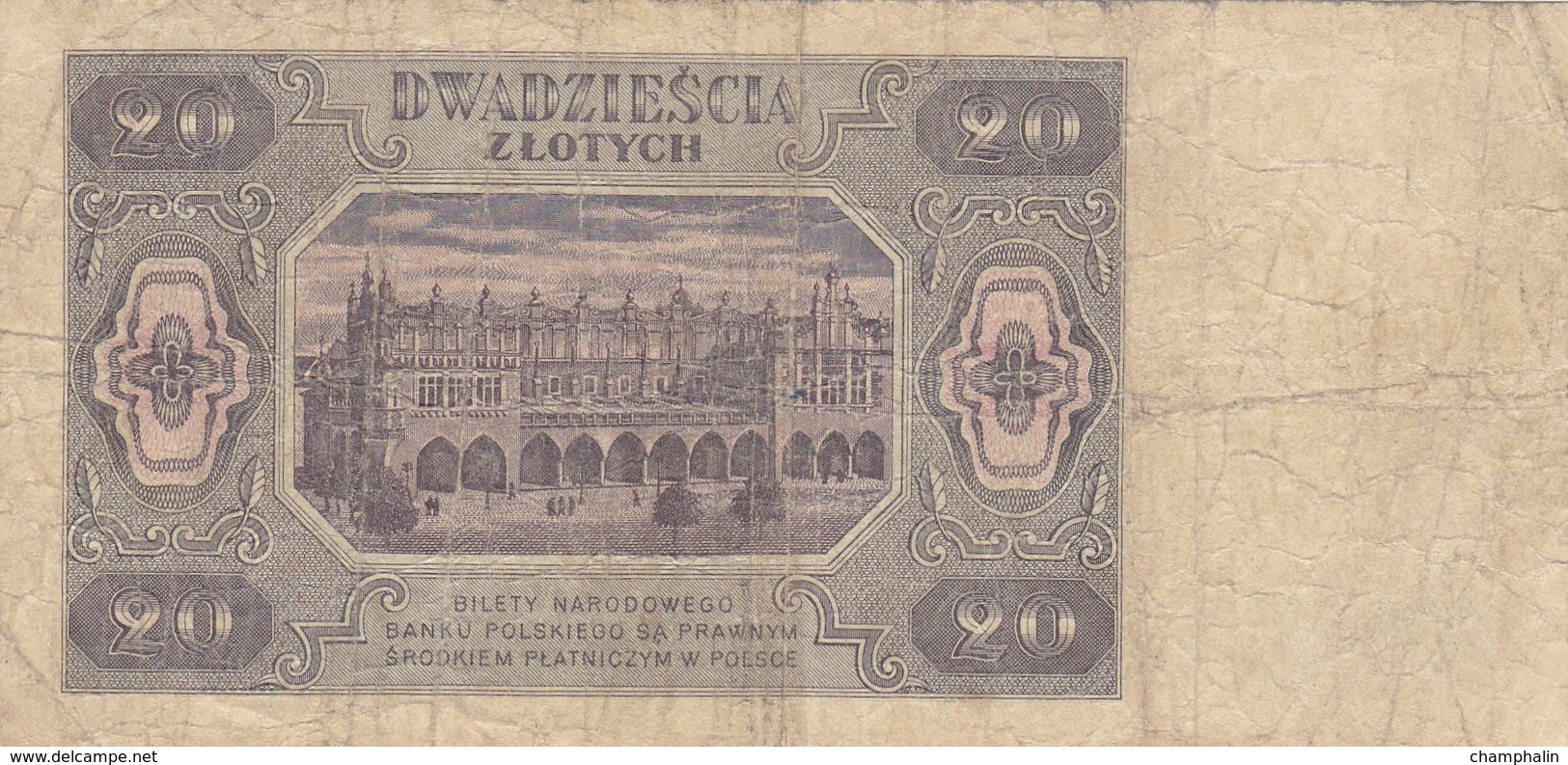 Pologne - Billet De 20 Zlotych - 1er Juillet 1948 - Polonia