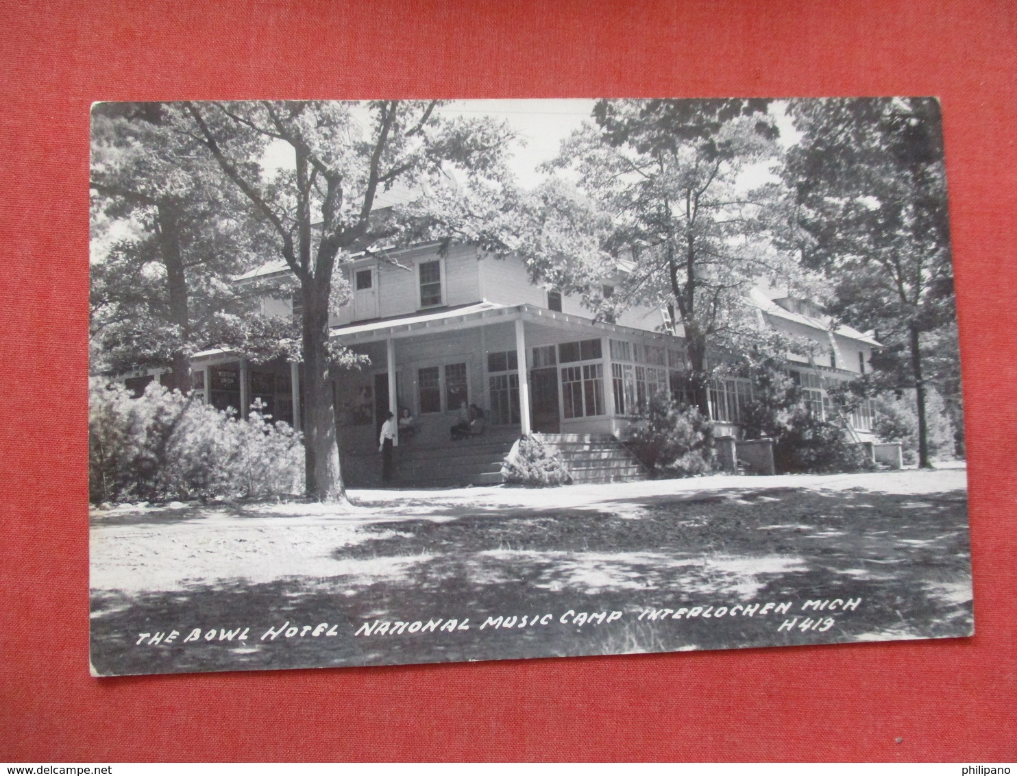 RPPC  The Bowl Hotel    National Music Camp    Interlochen  - Michigan     >> Ref 3379 - Other & Unclassified