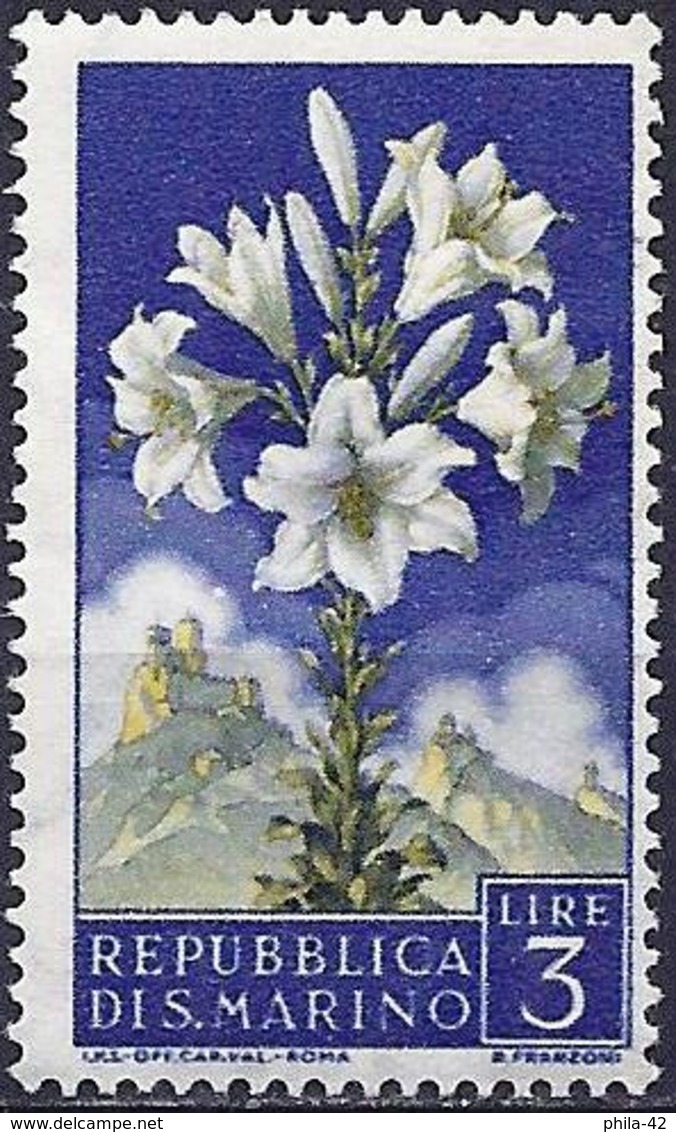 San Marino 1957 - Mi 569 - YT 429 ( Flowers : Lys ) MNH** - Ungebraucht