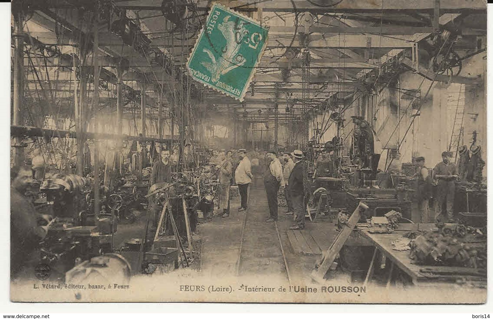 42-30045 -   FEURS      -  USINE  ROUSSON - Feurs