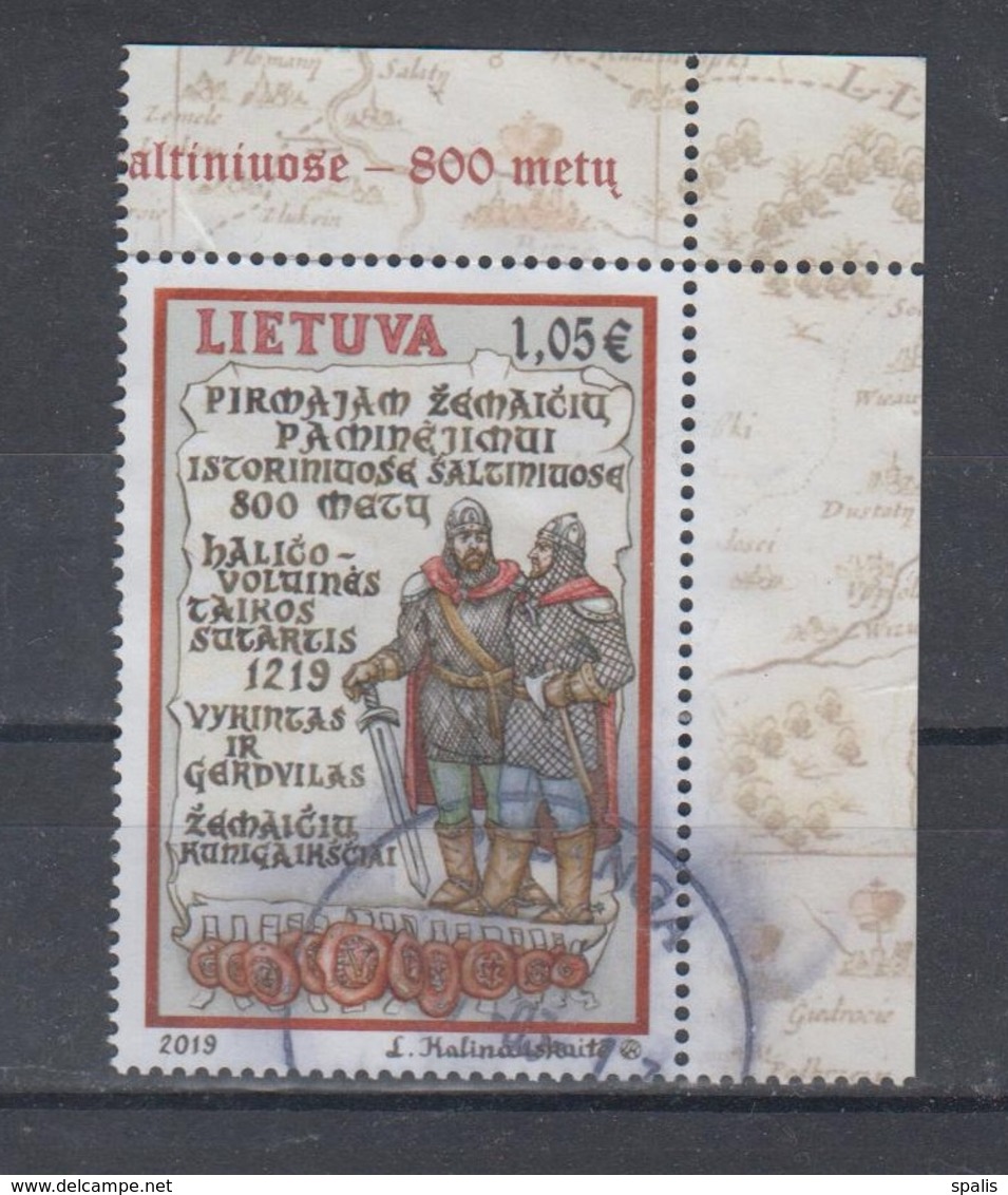 Lithuania 2019 Mi 1306 Used Historical Sources - Litouwen