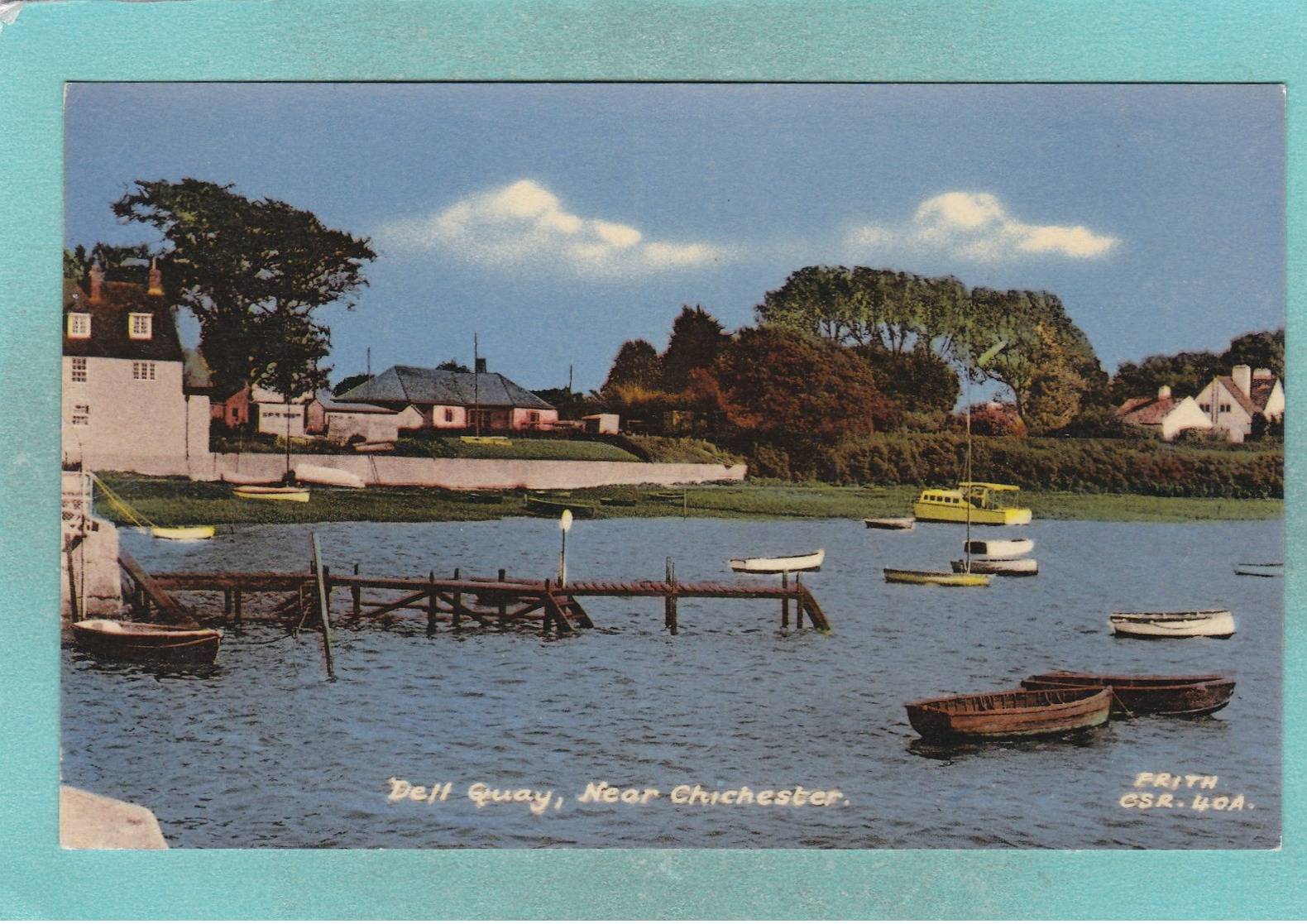 Small Post Card Of Dell Quay,Chichester, West Sussex,,V95. - Chichester
