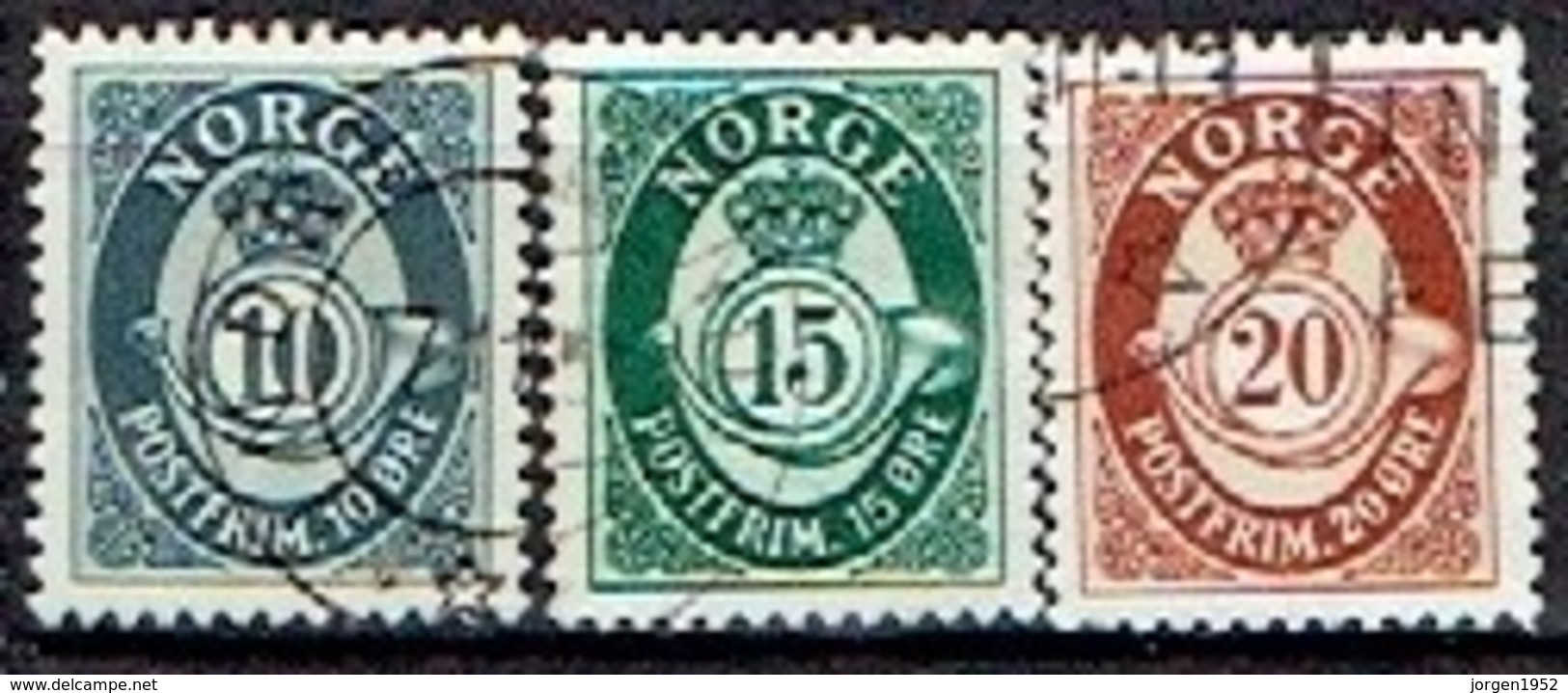 NORWAY # FROM 1950 STAMPWORLD 369-71 - Used Stamps