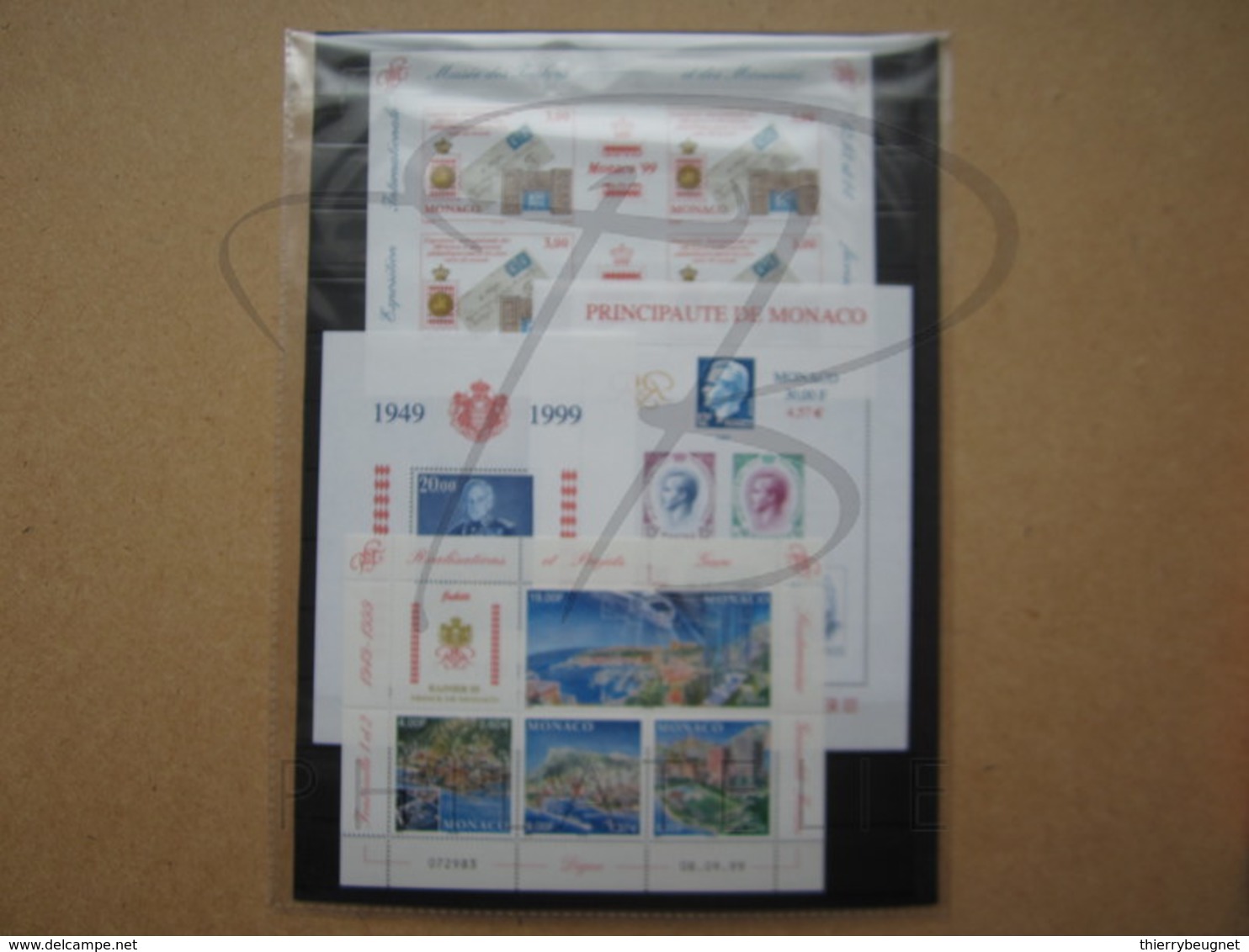 VEND BEAUX TIMBRES DE MONACO , ANNEE 1999 + BDF , FACIALE:42€ , XX !!! - Full Years