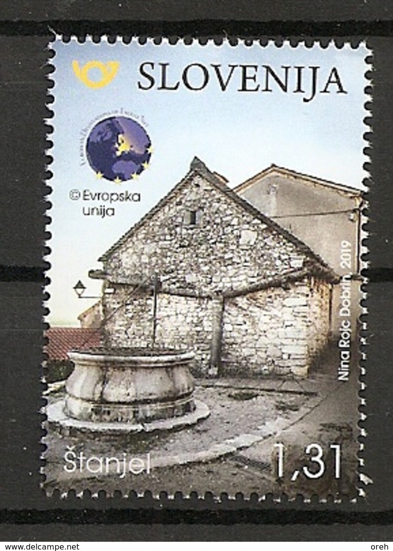 SLOVENIA 2019,TURISM,TURISMUS,THE KARST,STONE HAUSE IN ŠTANJEL,MNH - Slovenia