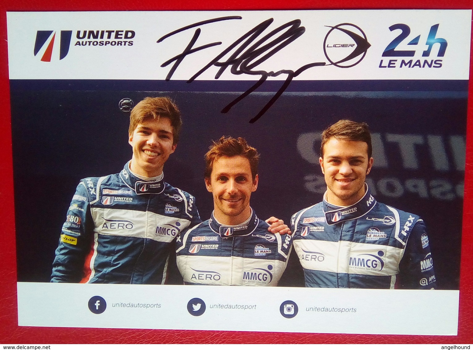 United Autosprts Filipe Albuquerque - Autographes