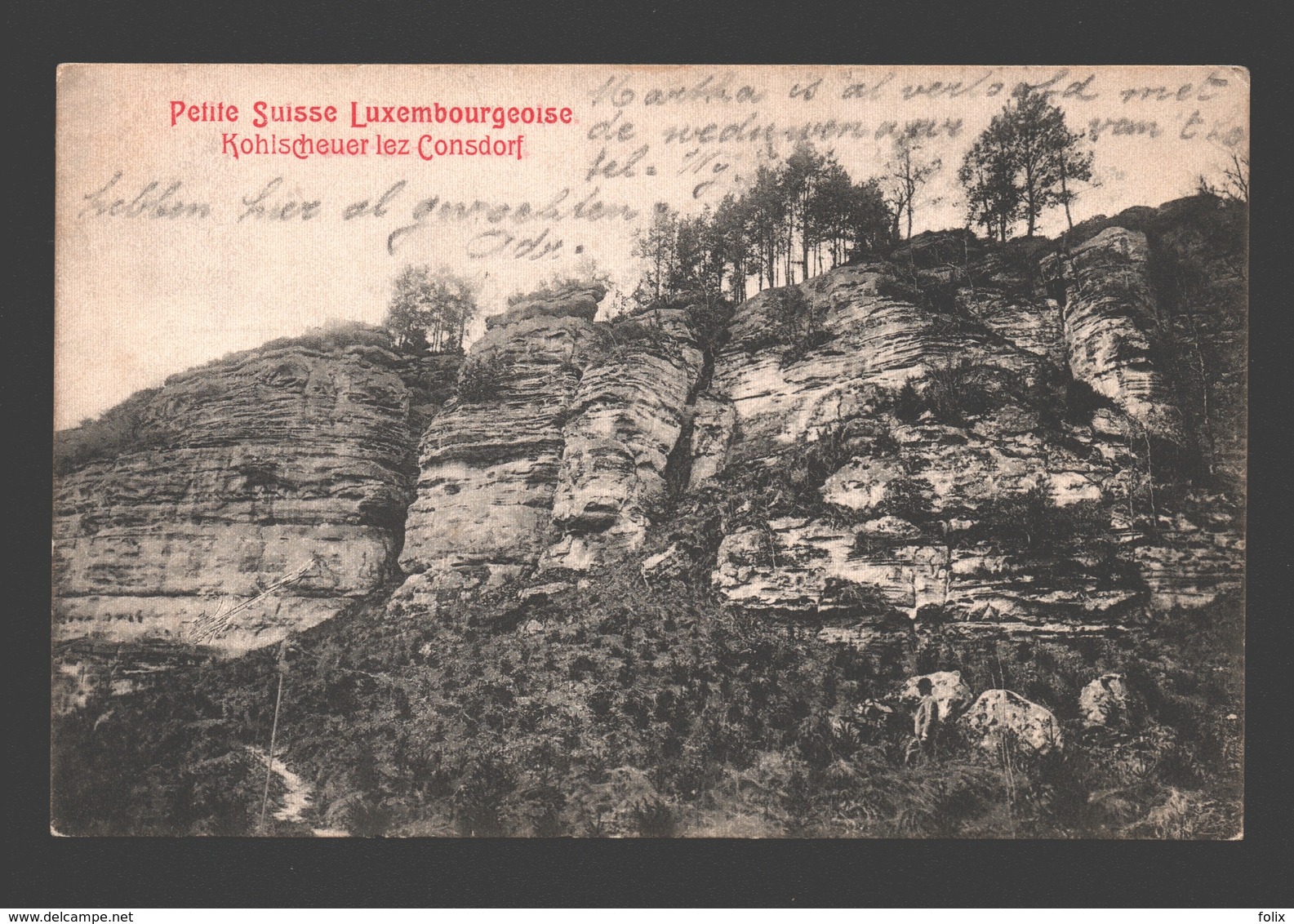 Kohischeuer-lez-Consdorf - Petite Suisse Luxembourgeoise - 1908 - Autres & Non Classés