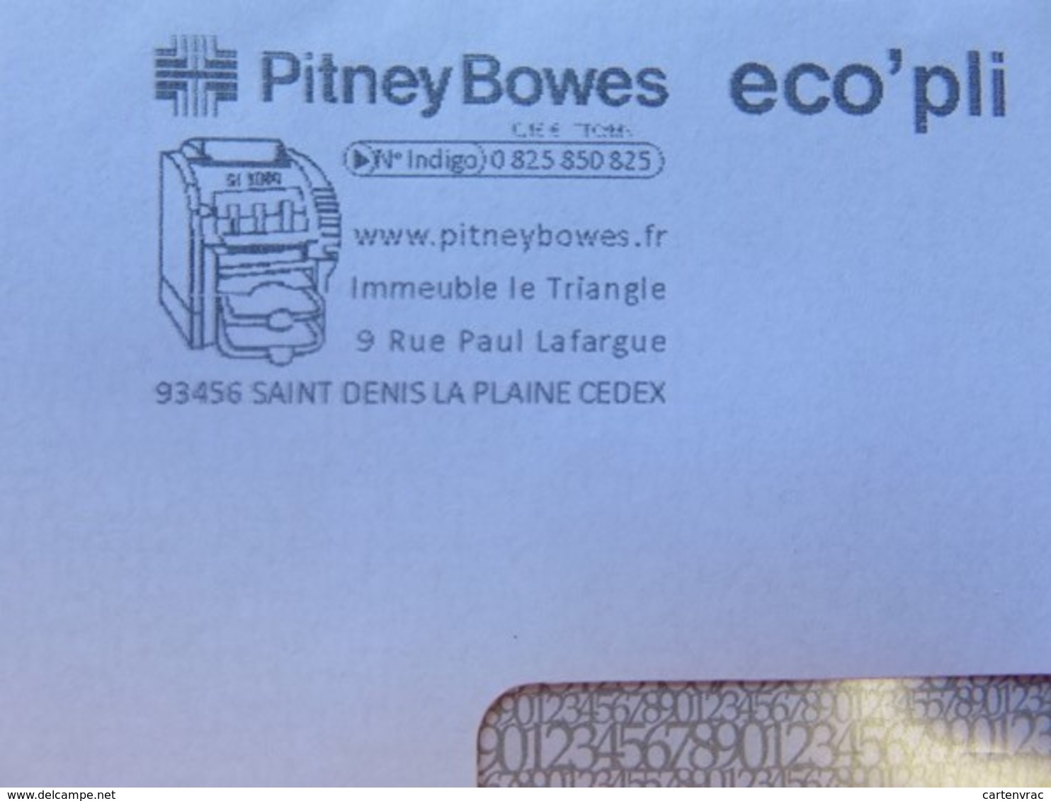 EMA - Pitney Bowes - Illustration D'une Machine à Affranchir - Ecopli - 17.05.19 - EMA (Empreintes Machines à Affranchir)