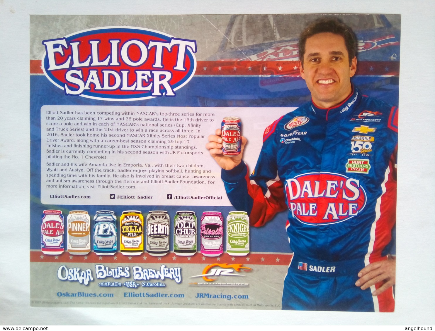 Dale's Pale Ale Elliott Saddler Hero Card - Habillement, Souvenirs & Autres