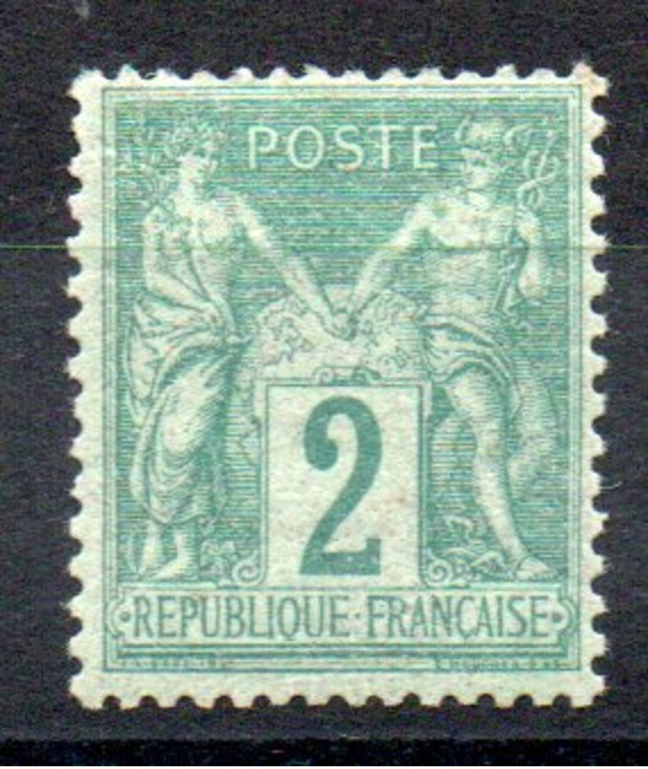 FRANCE - YT N° 74 - Neuf * - MH - Cote: 175,00 € - 1876-1898 Sage (Type II)