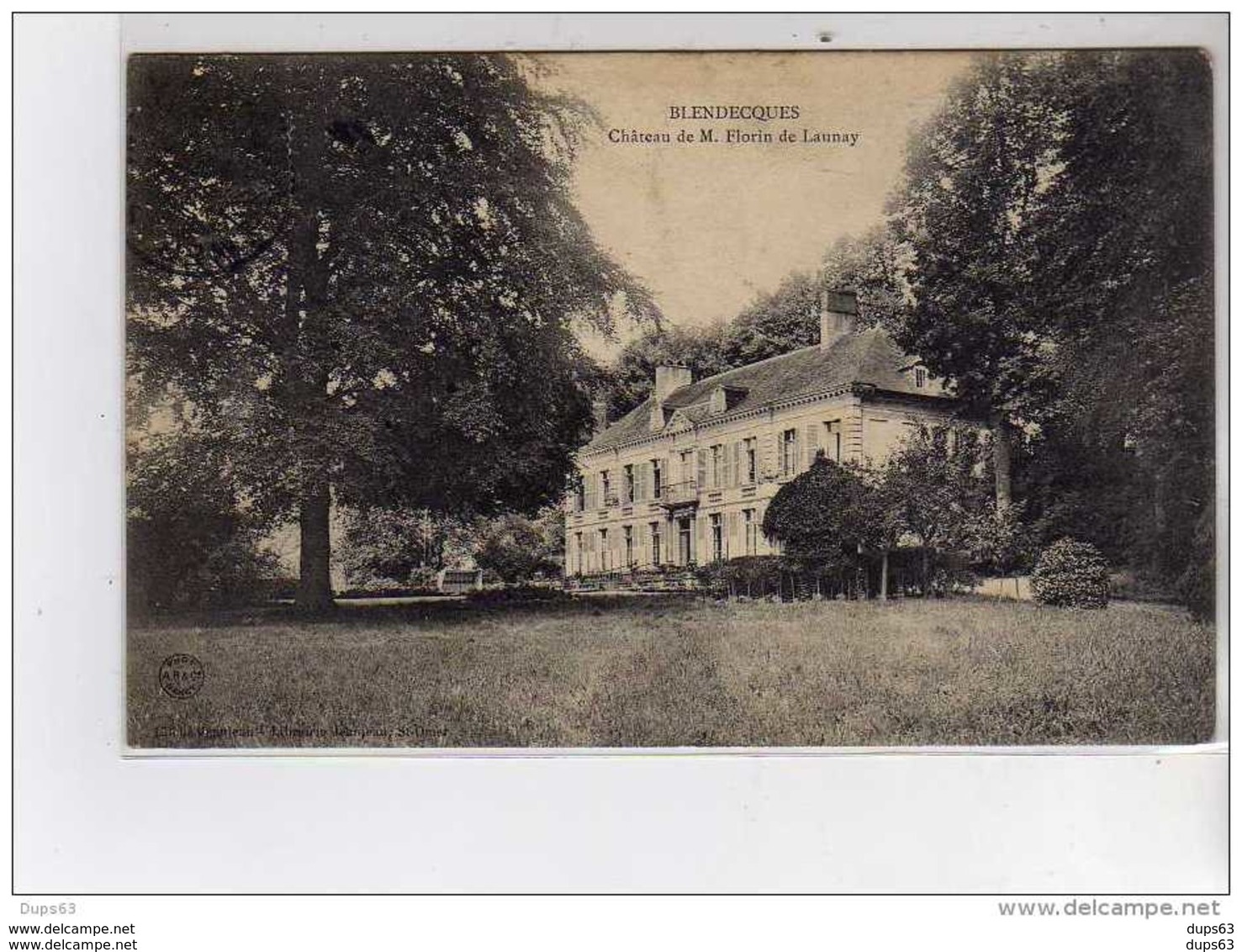 BLENDECQUES - Château De M. Florin De Launay - Très Bon état - Autres & Non Classés