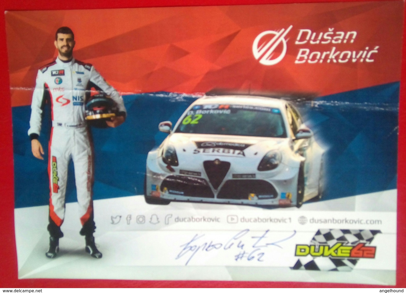 Dusan Borkovic - Autographes