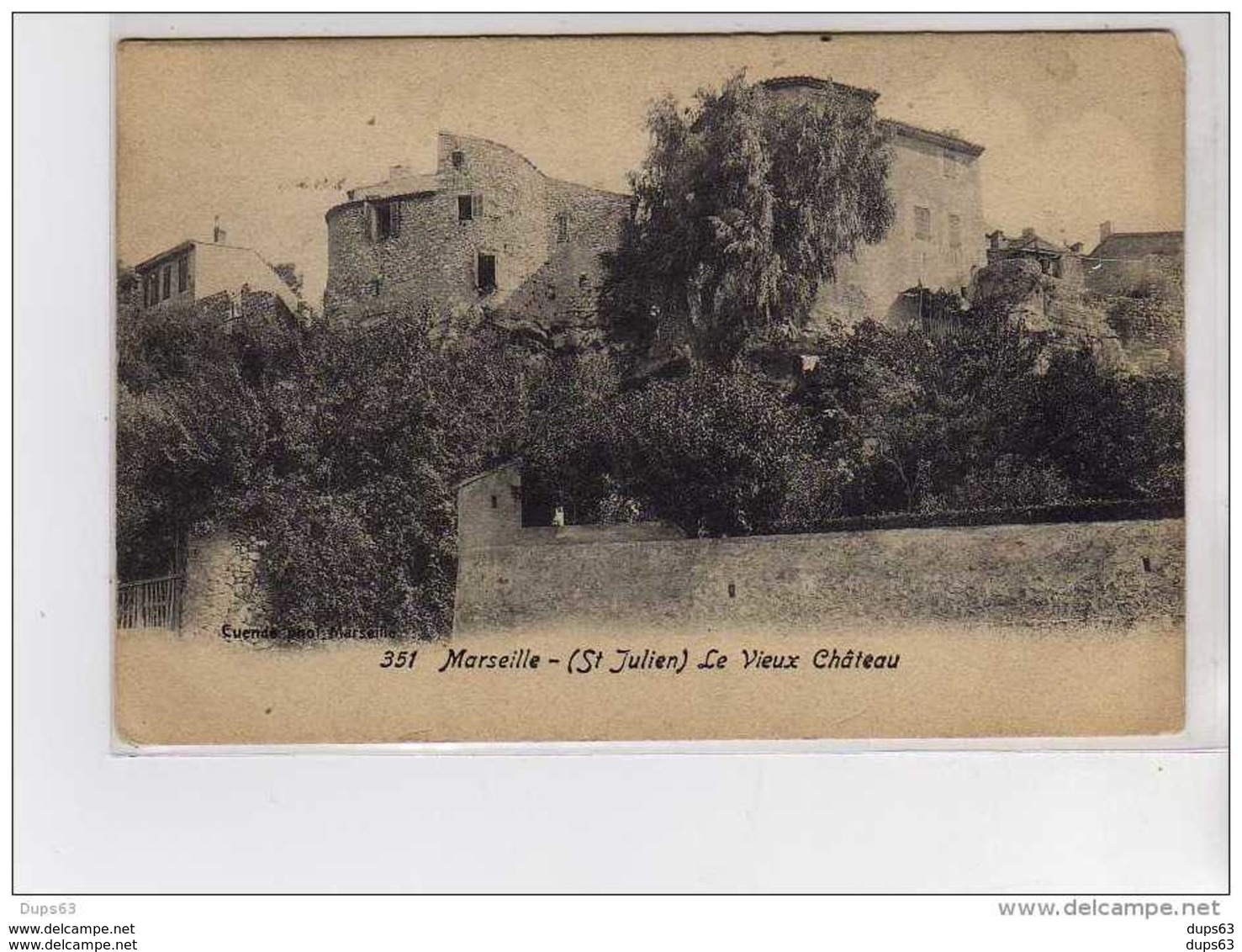 MARSEILLE - SAINT JULIEN - Le Vieux Château - Très Bon état - Saint Barnabé, Saint Julien, Montolivet