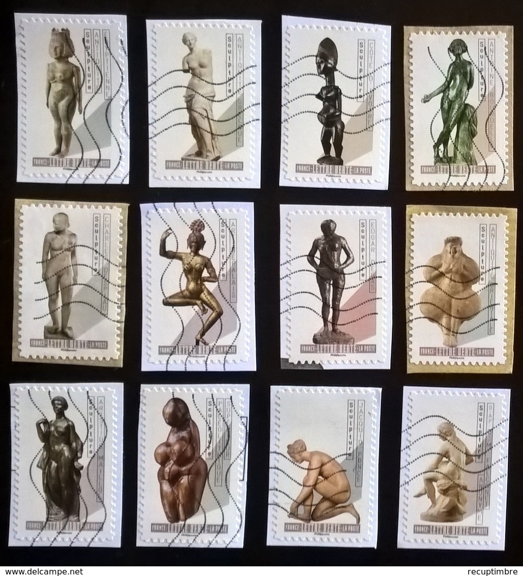 SERIE COMPLETE 12 TIMBRES LE NU DANS L'ART 2019 - Autres & Non Classés