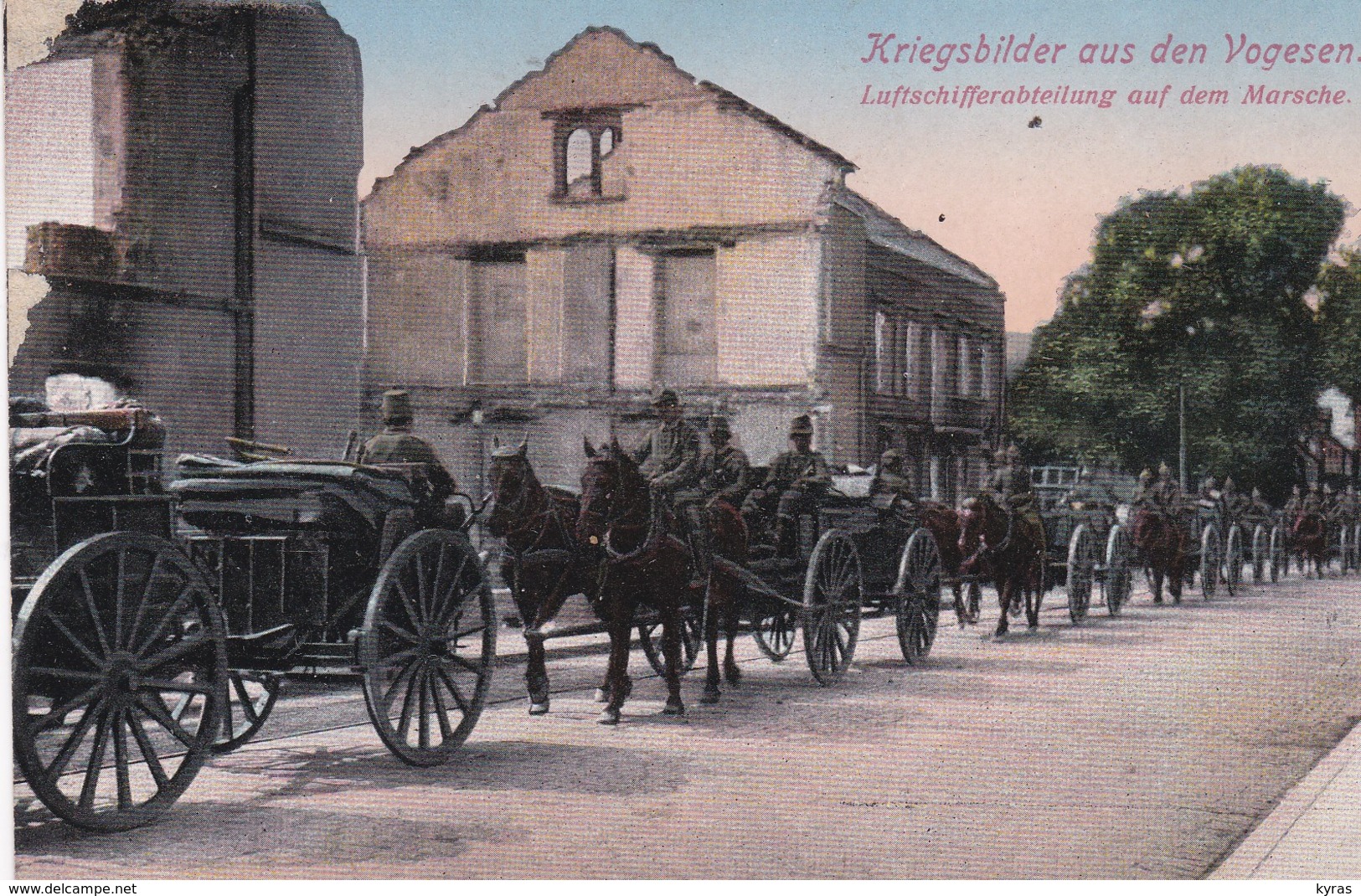 MILITARIA . Kriegsbilder Aus Den Vogesen (Convoi Allemand De Chevaux ) - Guerra 1914-18