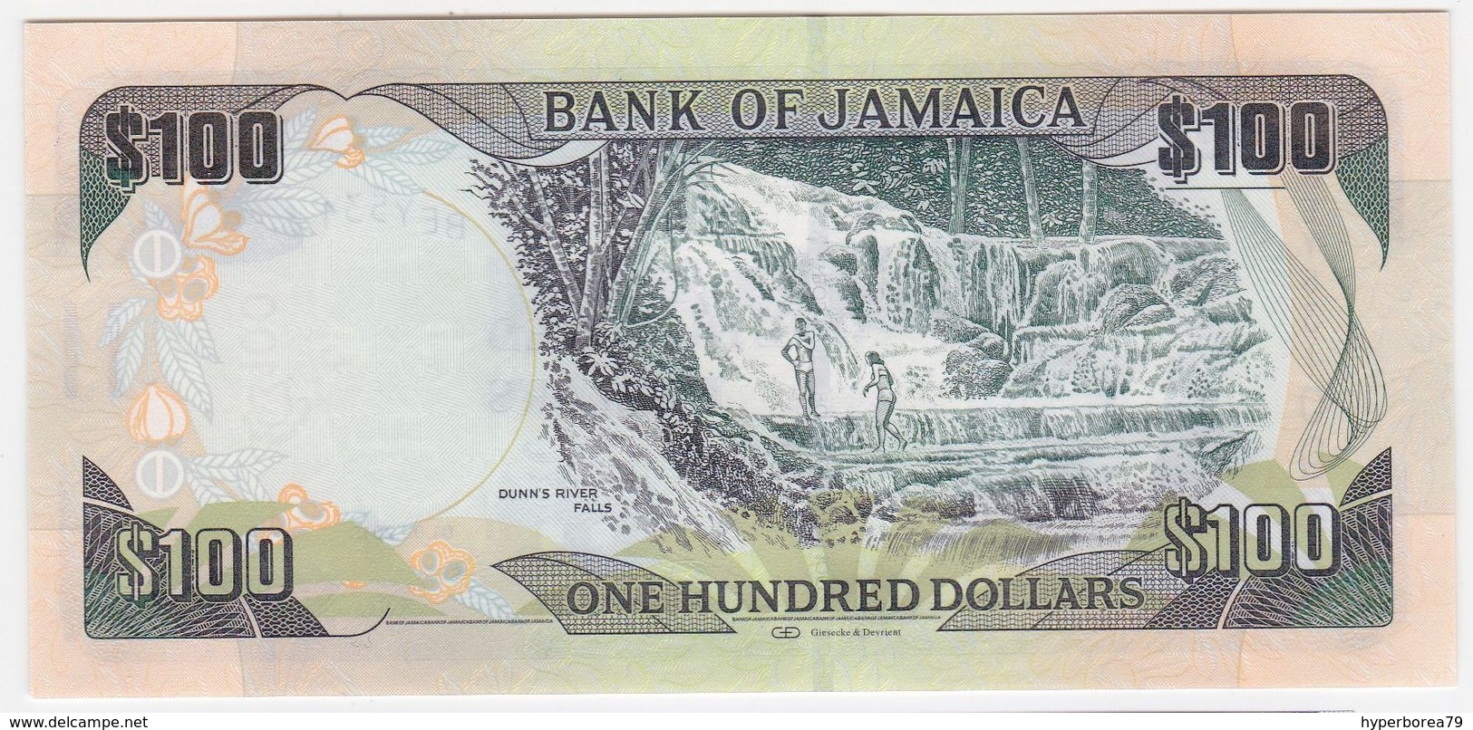 Jamaica NEW - 100 Dollars 1.6.2018 - UNC - Jamaique