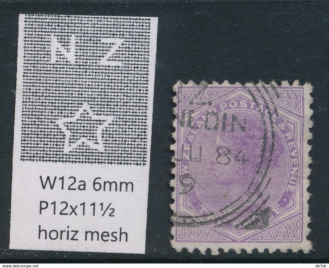 NEW ZEALAND, 1882 2d (Die I) Wmk 6a P12x11½ Fine Used - Usados