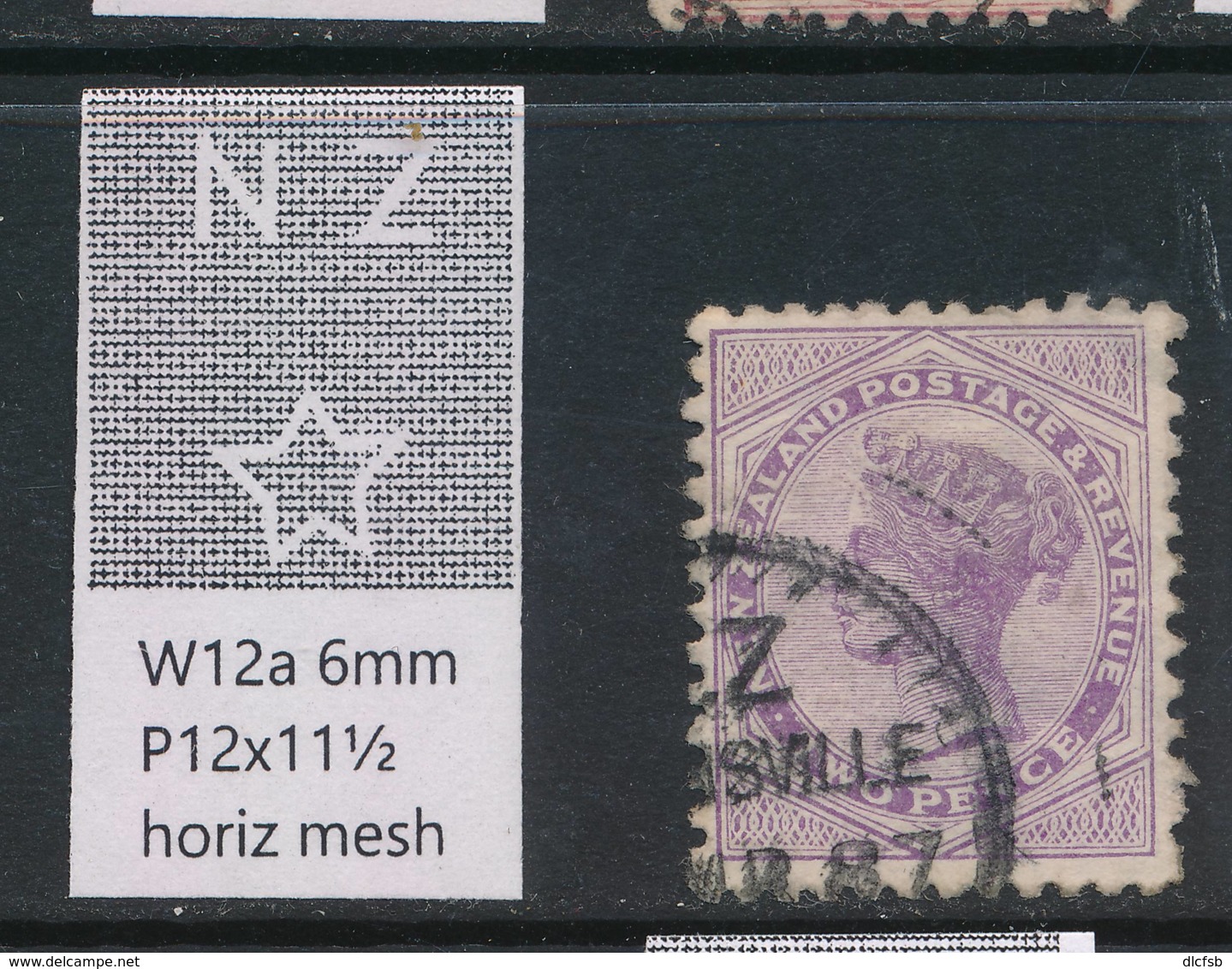 NEW ZEALAND, 1882 2d (Die II) Wmk 6a P12x11½ Fine Used, SG188d, Cat £15 - Gebruikt