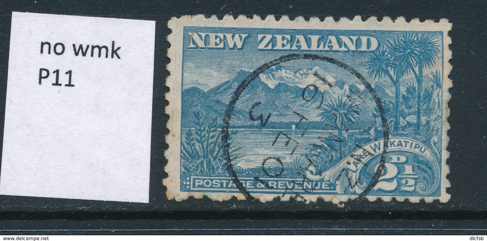 NEW ZEALAND, 1899 2½d P11 No Wmk Fine Used - Gebruikt