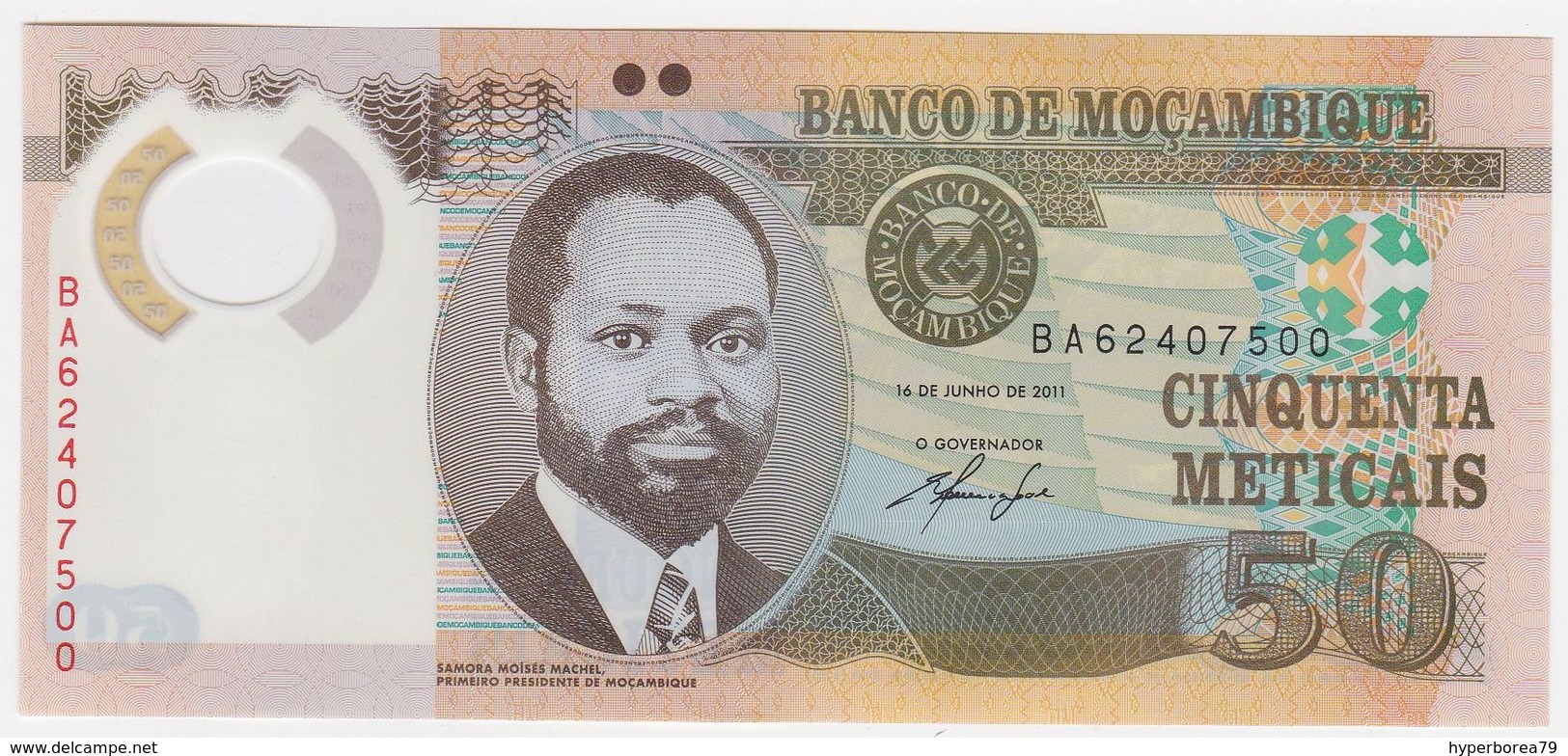 Mozambique P 150 A - 50 Meticais 16.6.2011 - UNC - Mozambico