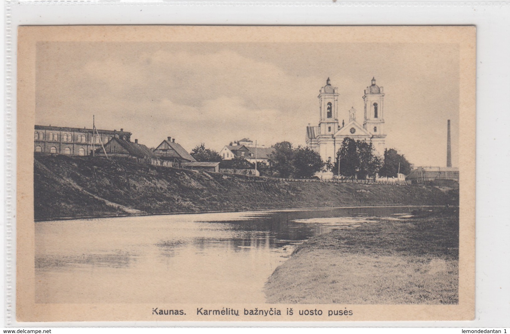 Kaunas. Karmélitu Baznycia Is Uosto Pusés. - Lituanie