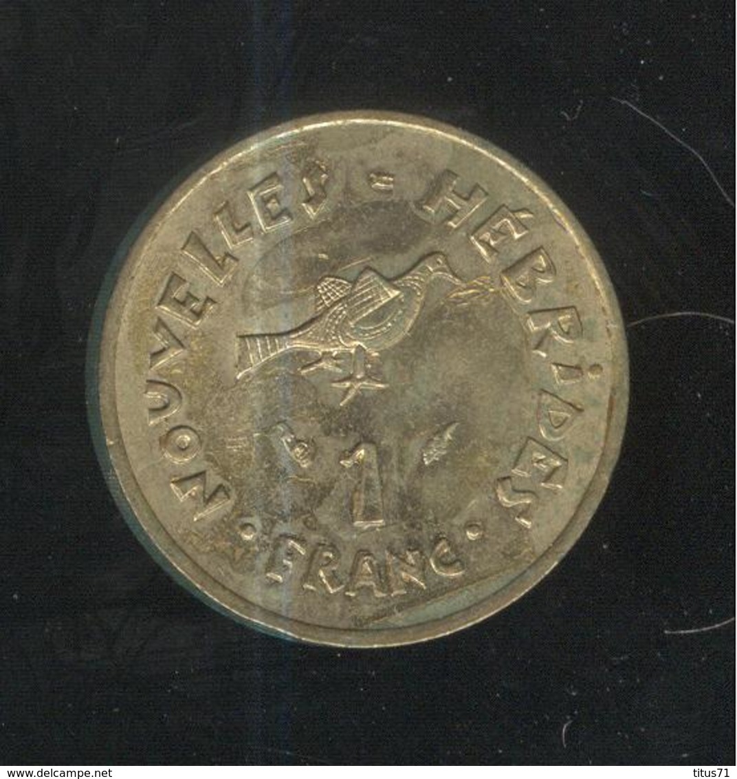 1 Franc Nouvelles Hébrides 1975 ( Ex Colonie Franco-Britannique ) - Otros – Asia