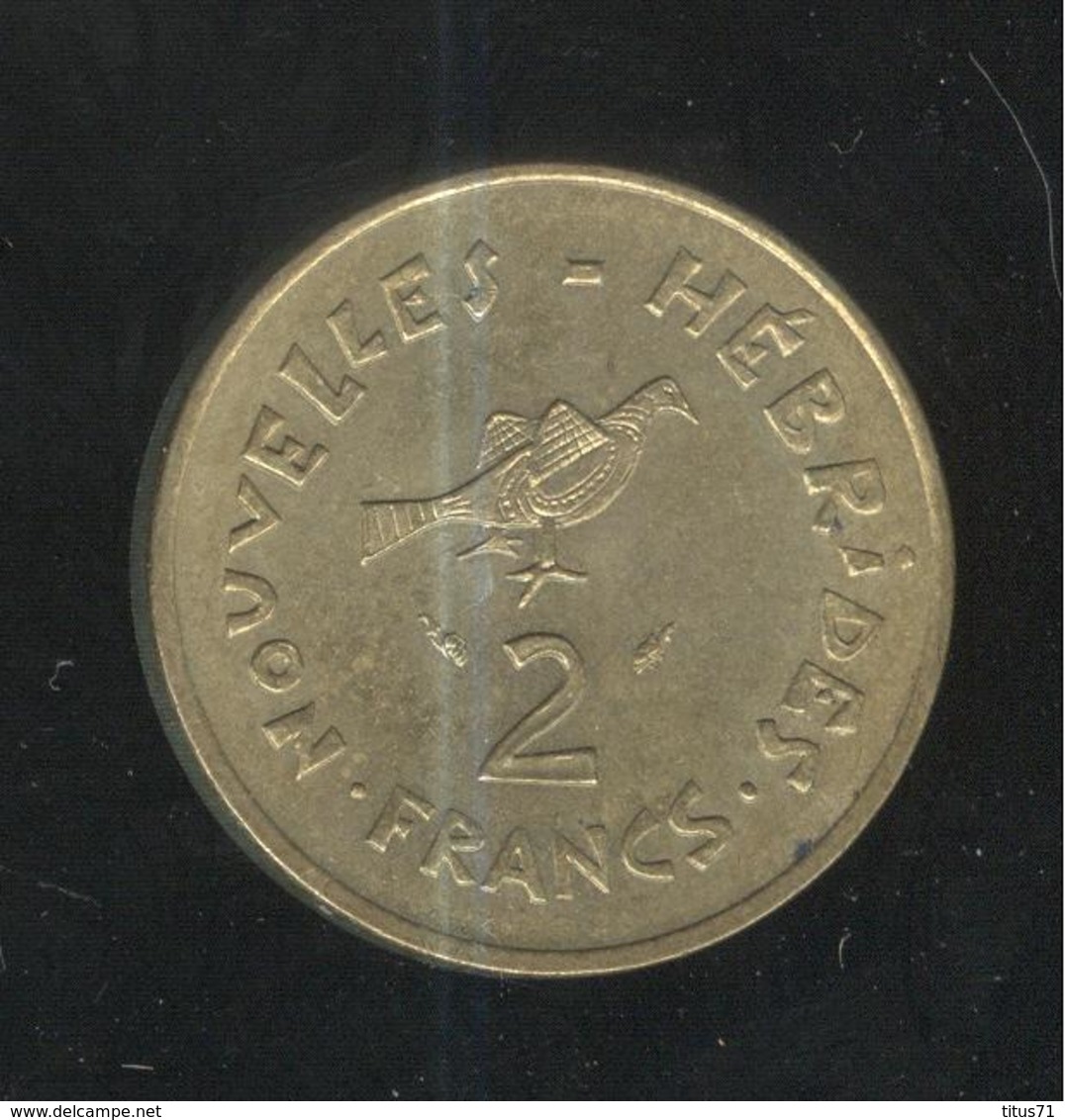 2 Francs Nouvelles Hébrides 1975 ( Ex Colonie Franco-Britannique ) - Autres – Asie