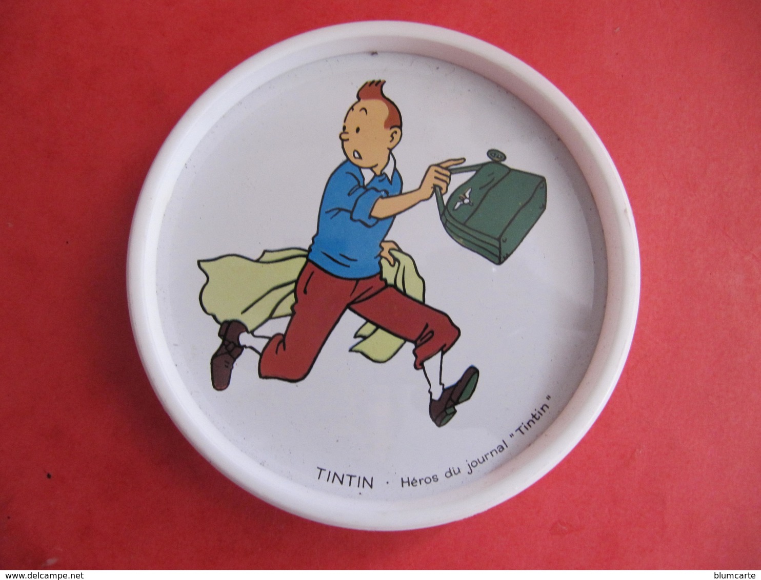 COUVERCLE TONIMALT - Illustrateur : HERGE - TINTIN - Objets Publicitaires