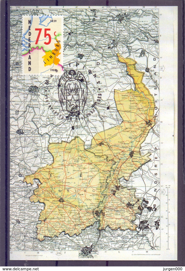 Nederland - Maximimkaarten - Michel 1370 - Maastricht 18/9/89  (RM14529) - Géographie