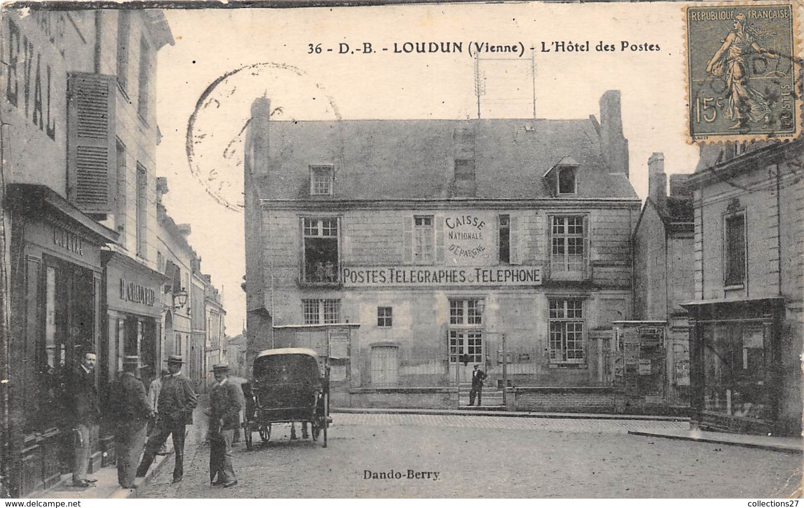 86-LOUDIN- HÔTEL DES POSTES - Loudun