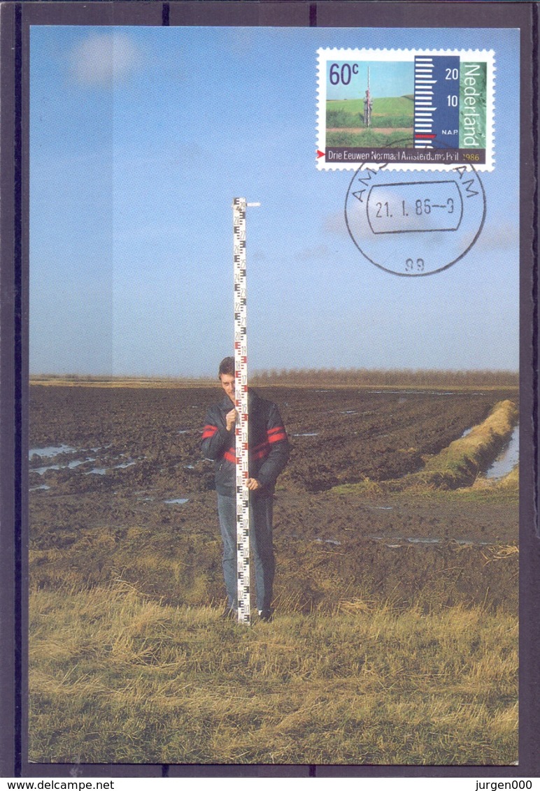 Nederland - Maximumkaarrten - Michel 1286 - Amsterdam 21/1/86  (RM14547) - Protection De L'environnement & Climat