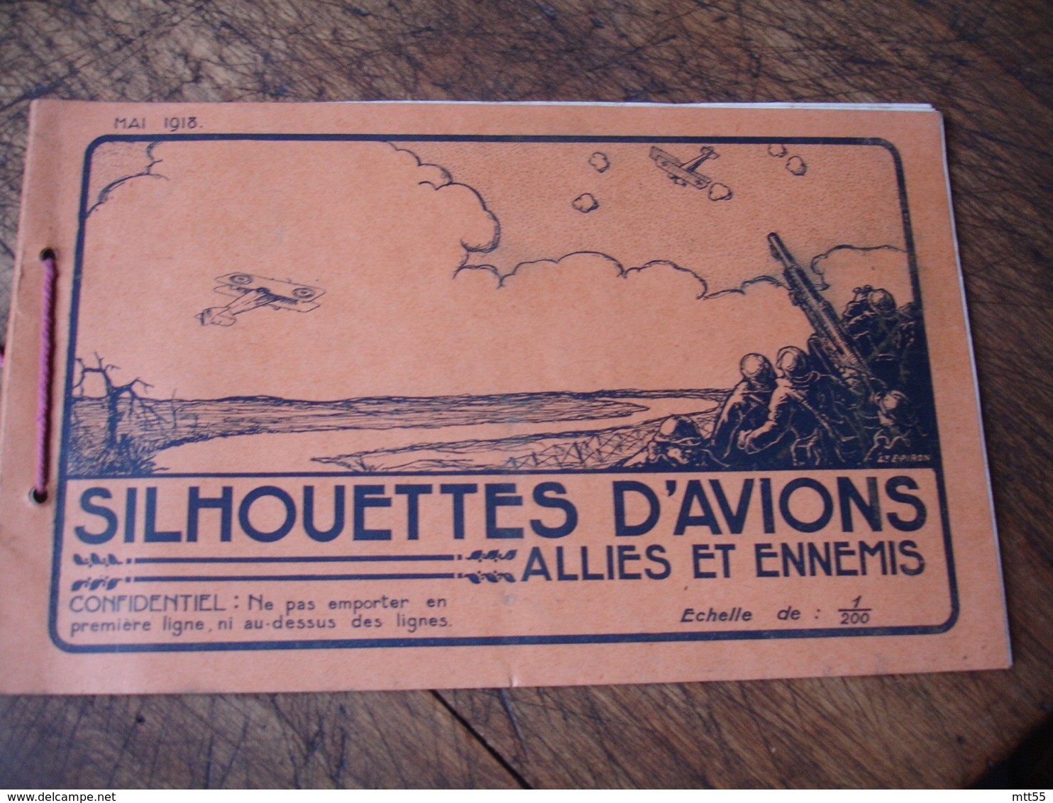 Silhouettes Avions Allies Et Ennemis Echelle 1.200 Mai 1918 - 1914-18