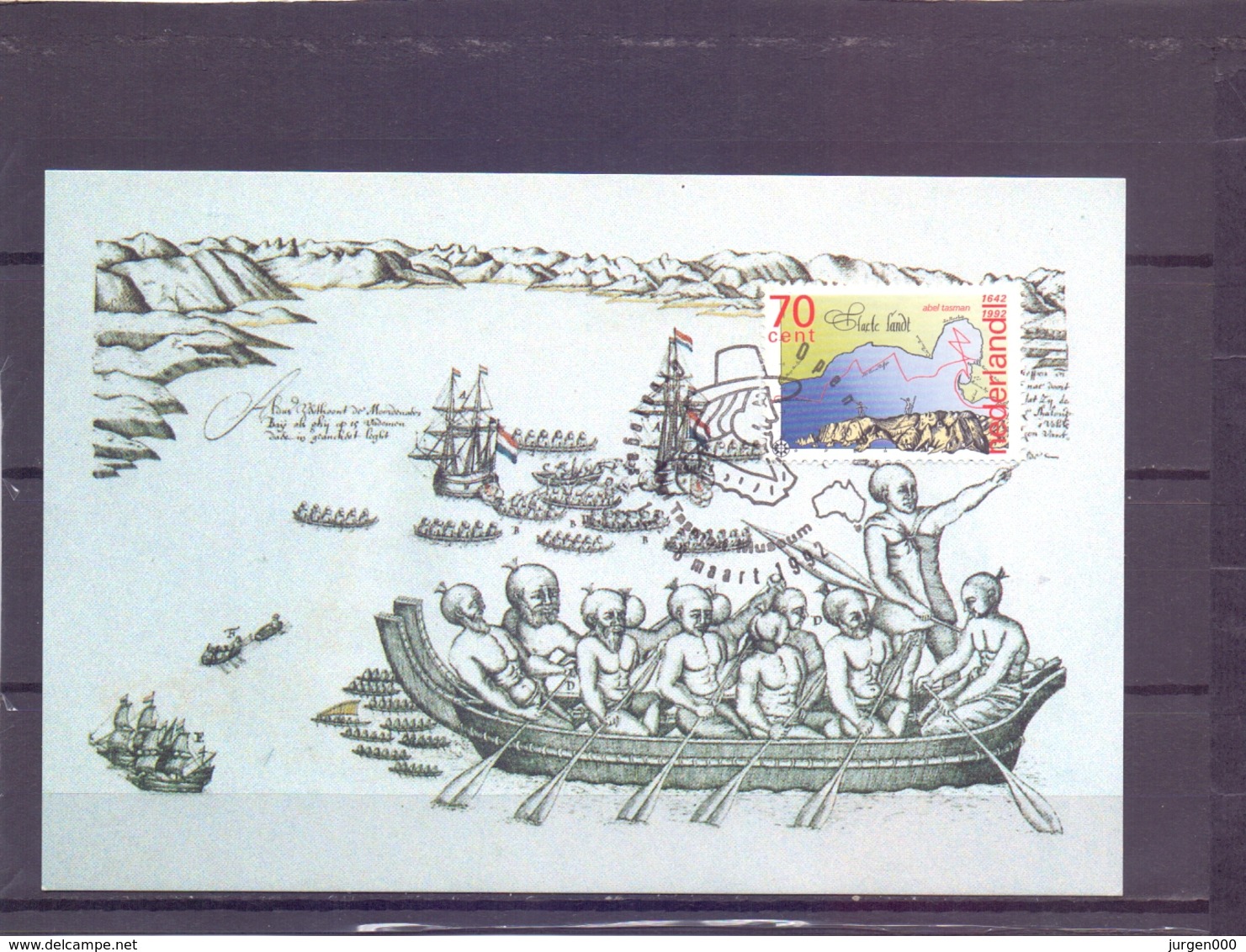 Nederland - Maximumkaarten - Michel 1435   - 6/3/92  (RM14605) - Aardrijkskunde