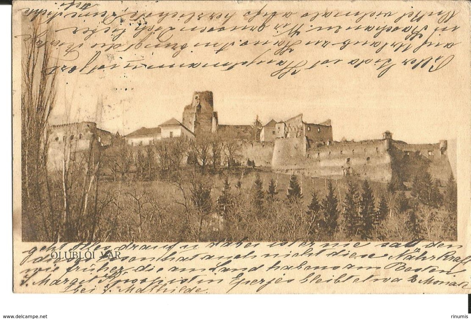 Slovakia Stara Lubovna/ Olubloi Var/ Castle 1909 - Slovaquie