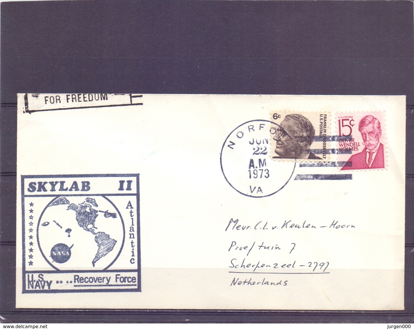 U.S.A. - Skylab II - Recovery Force - Norfolk 22/6/1973   (RM13926) - North  America