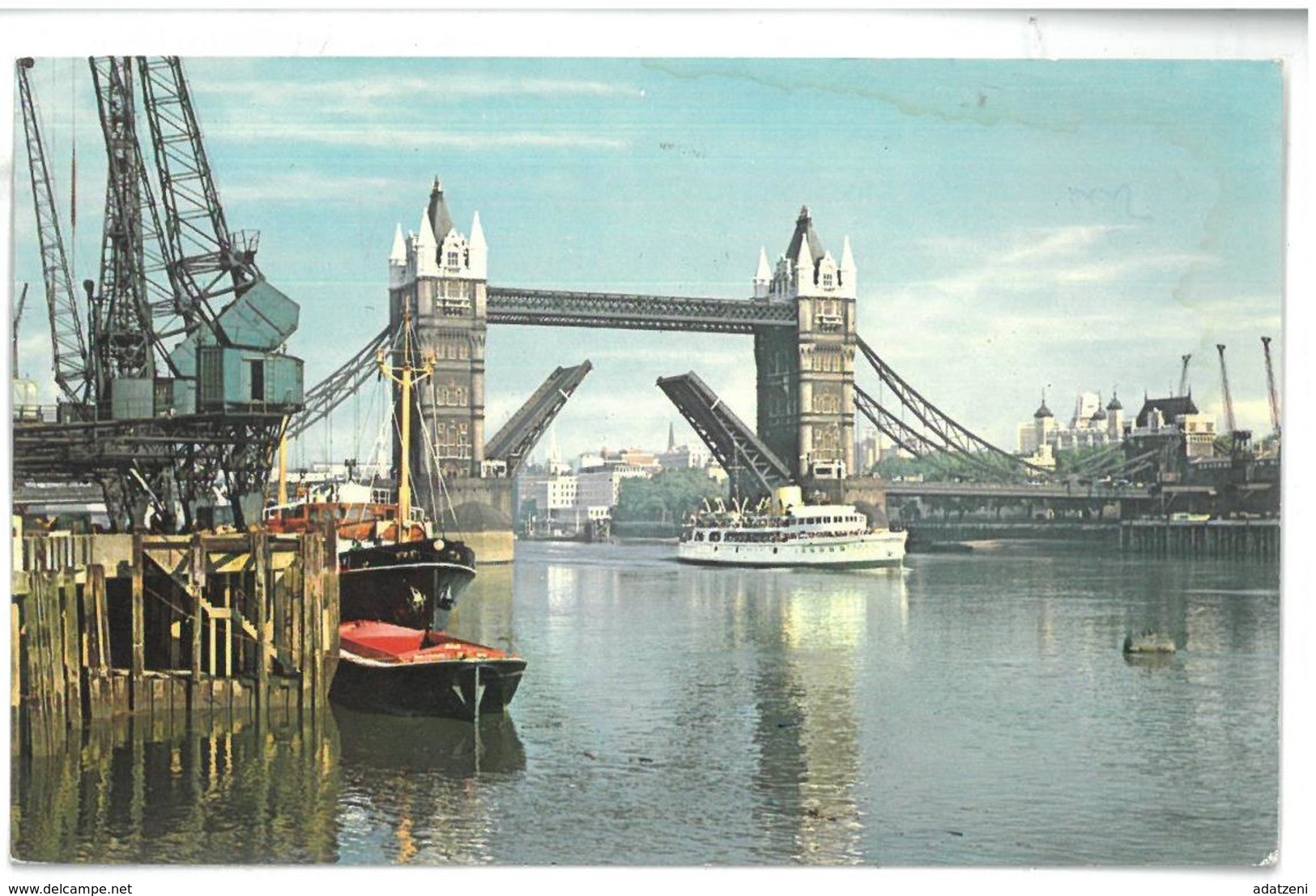 Inghilterra England London Tower Bridge Viaggiata 1968 Condizioni Come Da Scansione - Altri & Non Classificati