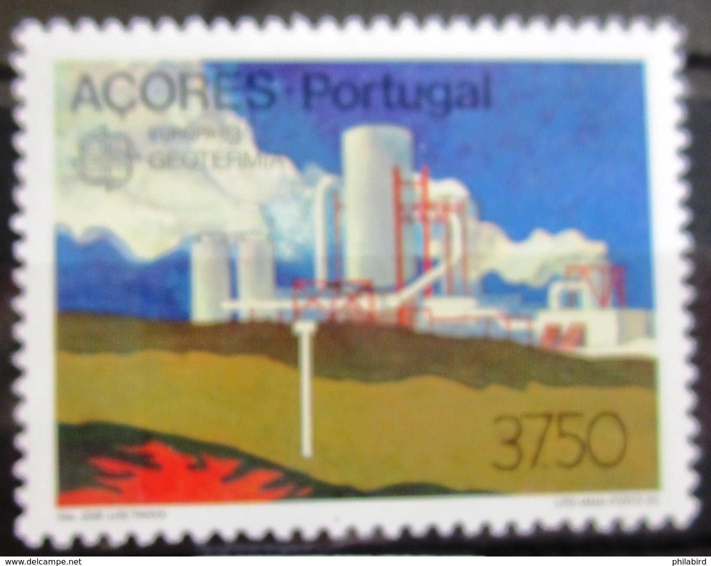 EUROPA            Année 1983         ACORES          N° 345 + B.F 4             NEUF** - 1983