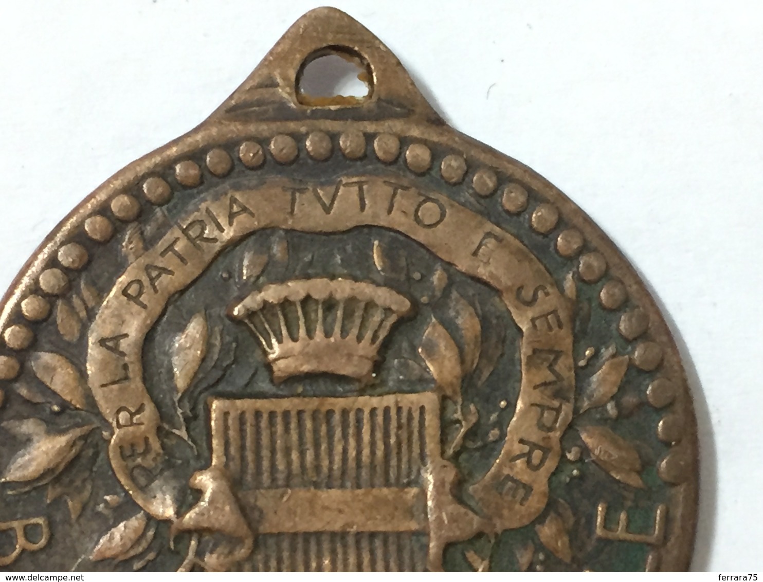 MEDAGLIA ALPINI BATTAGLIONE CIVIDALE MOTTO"PER LA PATRIA TUTTO E SEMPRE". - Altri & Non Classificati