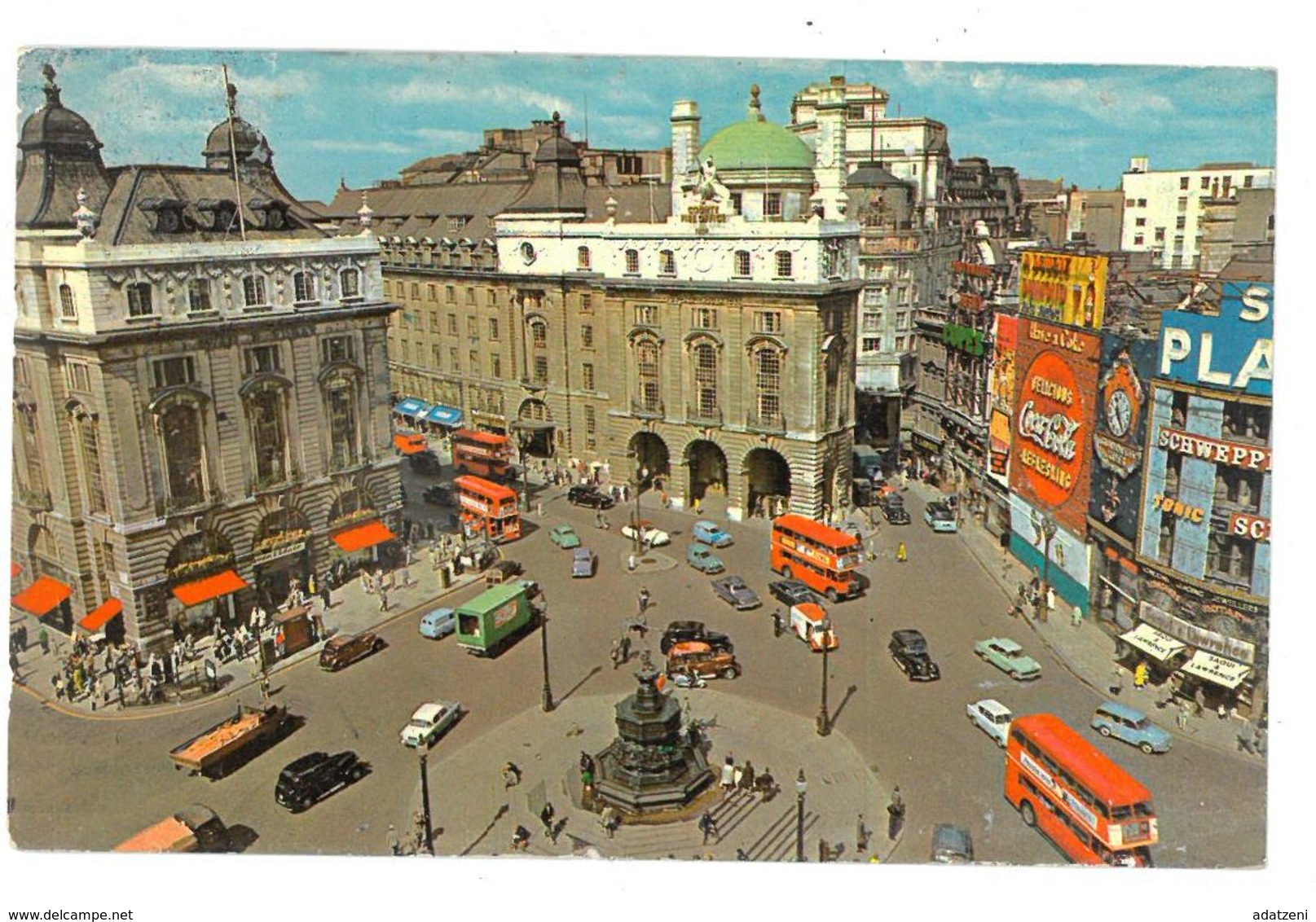 Inghilterra England London Piccadilly Circus Viaggiata 1973 Condizioni Come Da Scansione - Piccadilly Circus