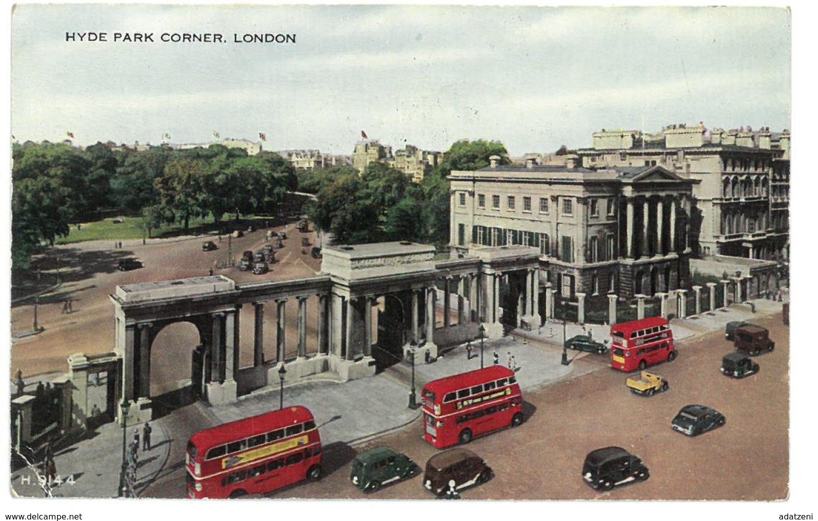 Inghilterra England London Hyde Park Corner Viaggiata 1958 Condizioni Come Da Scansione - Altri & Non Classificati