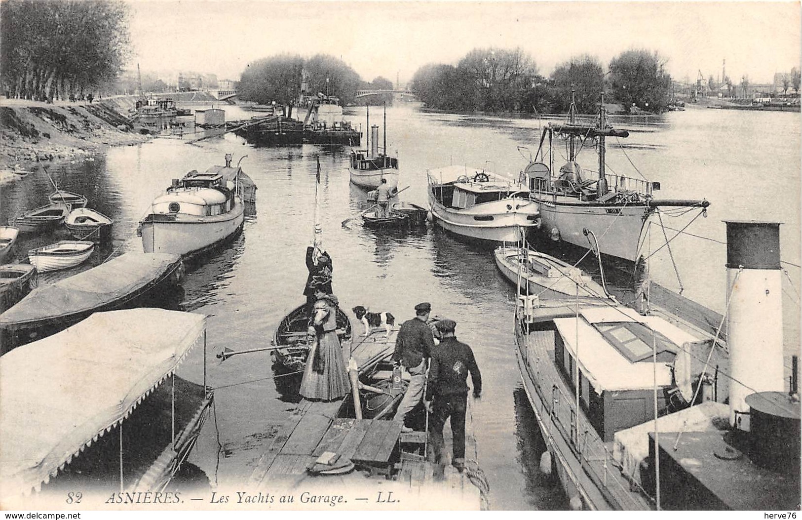 ASNIERES - Les Yachts Au Garage - Asnieres Sur Seine