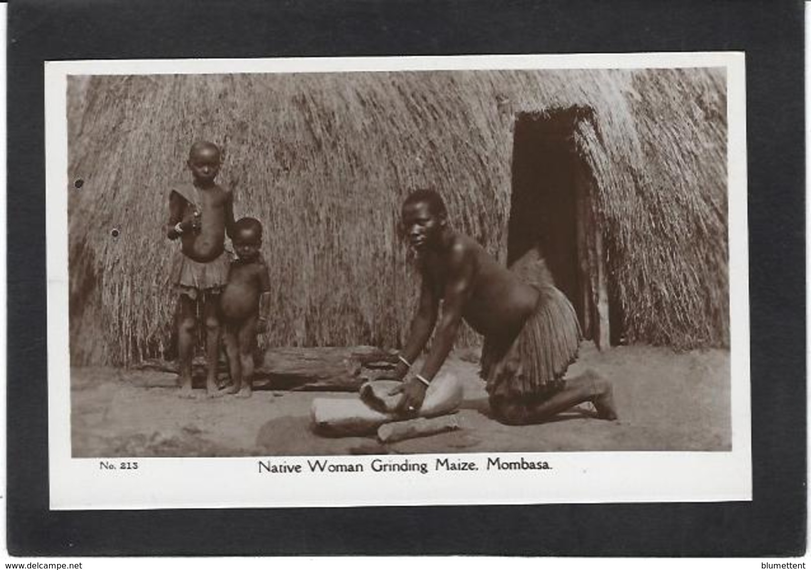 CPA Kenya Ethnic Afrique Noire Type Non Circulé Mombasa - Kenia